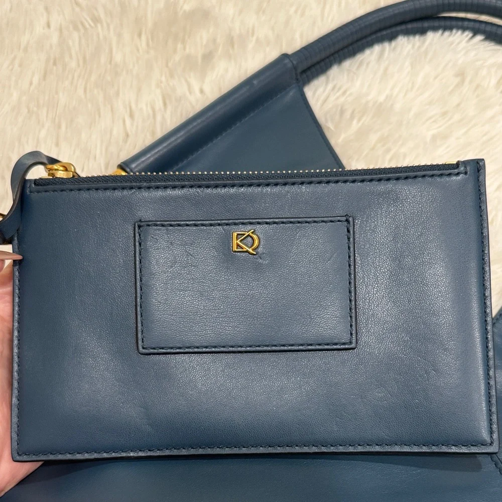 Donna Karan Blue Leather Women's Bag Set - Picture 5 of 8